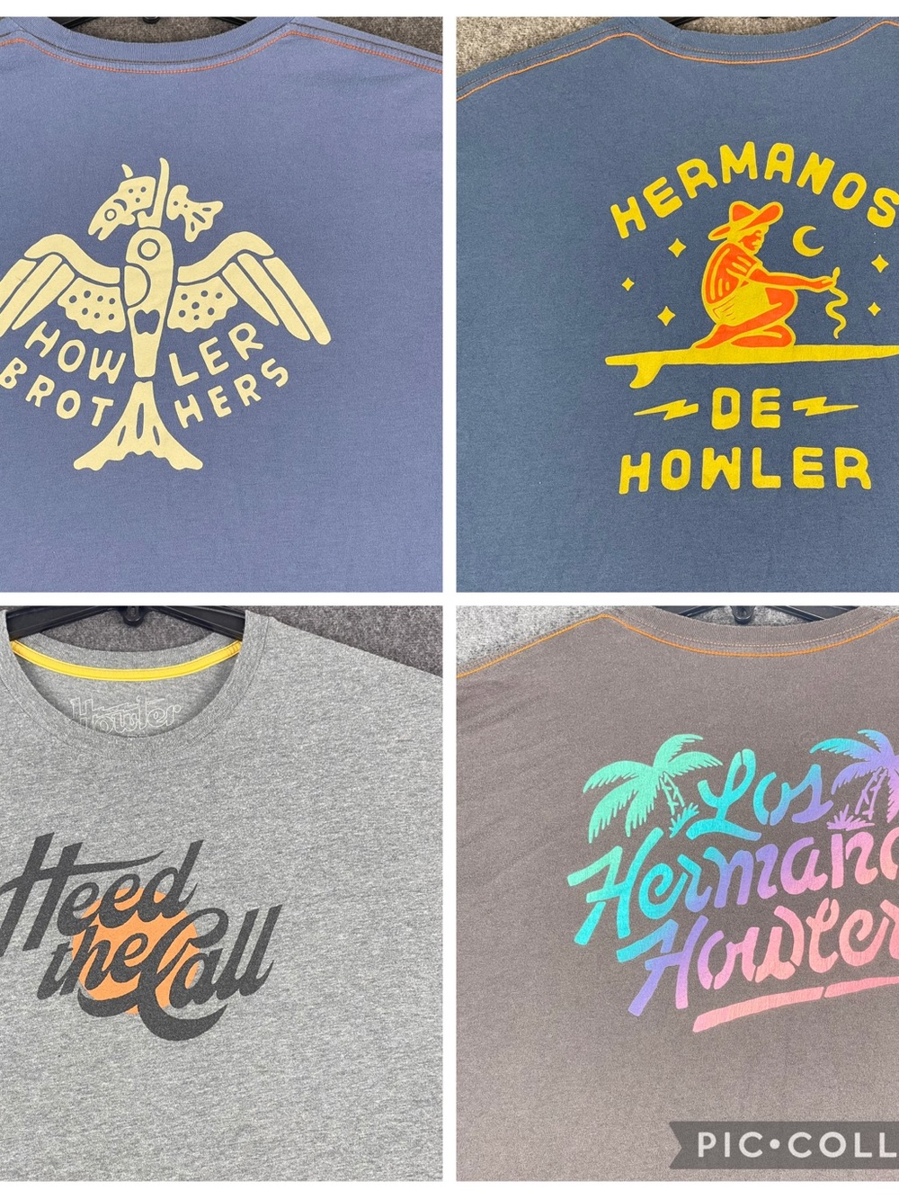 Howler Brothers Tshirt Mens Size 2XL Bundle 4 Short Sleeve